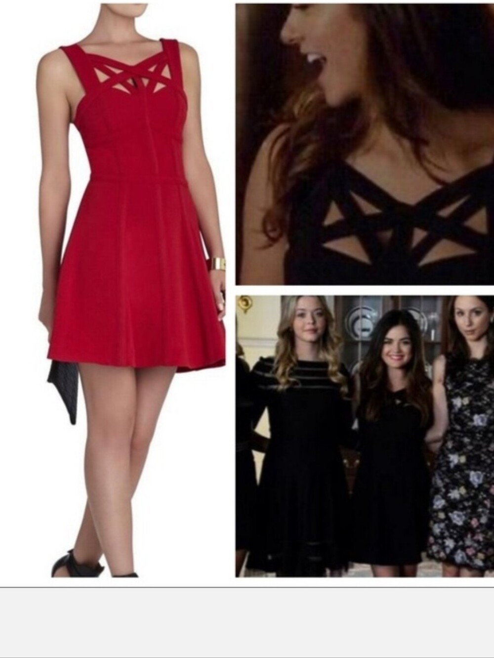 BCBGMAXAZRIA Yasminka Red Rio Red Corset Cutout A-Line Fit & Flare Dress Sz 4